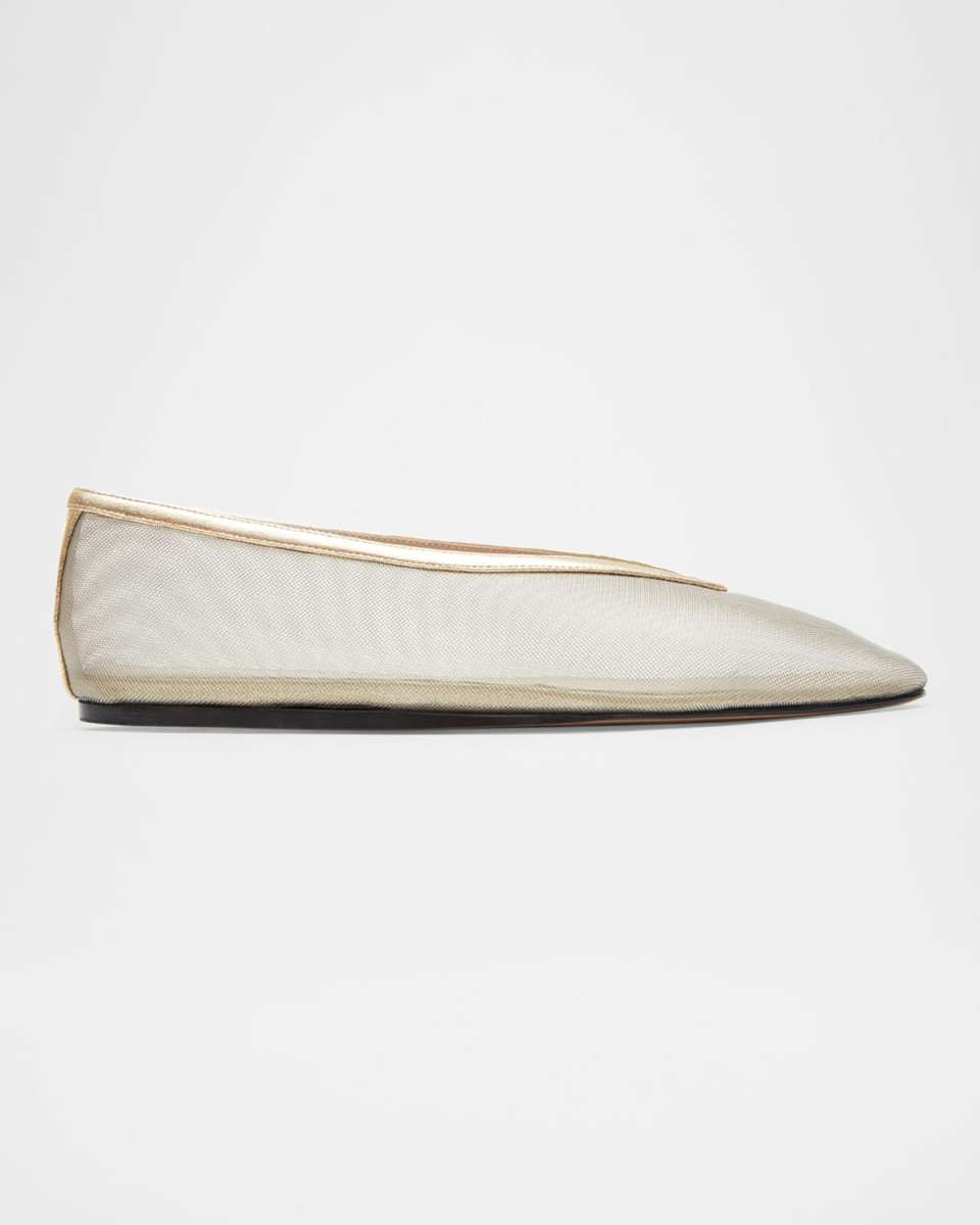 Luna Mesh Ballerina Flats